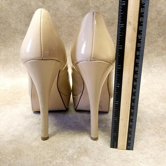Deb Womens Size 8.5 Nude Slip On 5.5" Heel Pumps - Picture 6 of 10